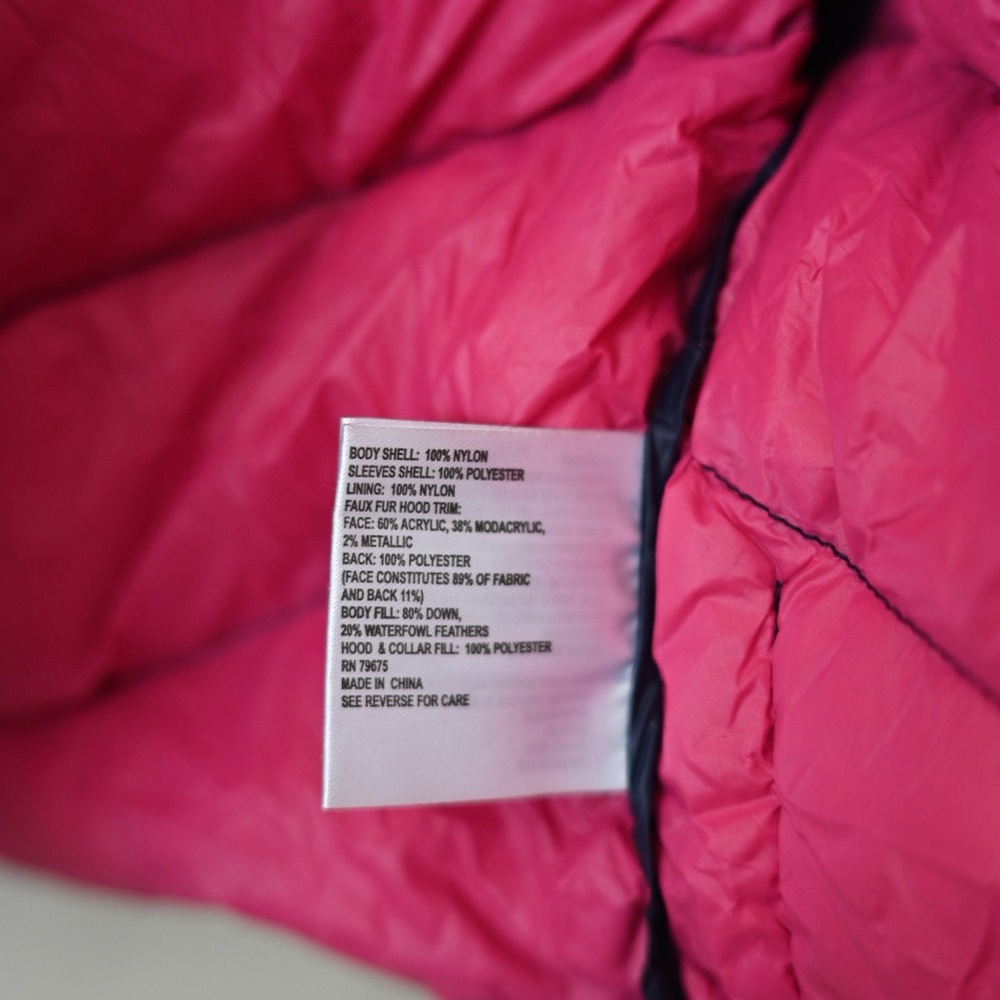 Michael Kors Toddler Girls Size 3T Down Fill & Fleece Removable Hooded Jacket - Picture 11 of 12